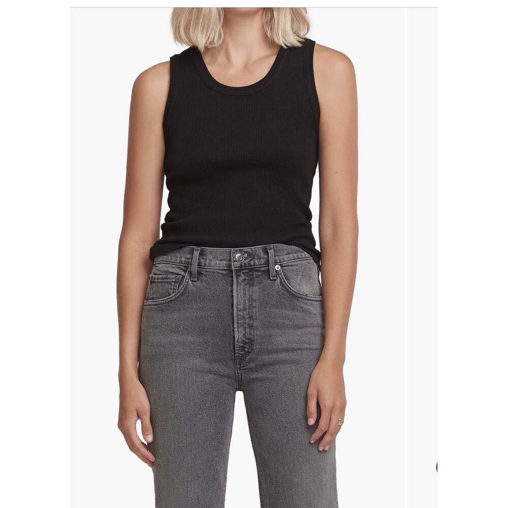 AGOLDE Poppy black Tank Top size medium (New) $98.00